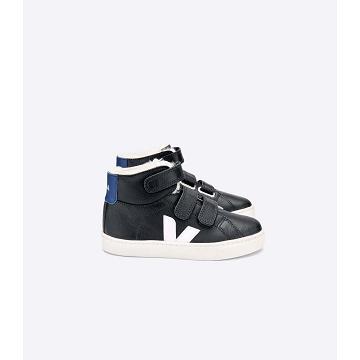 Veja ESPLAR MID FURED CHROMEFREE Kids' Shoes Black | NZ 764EBC